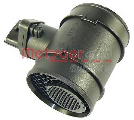 0890206 Metzger sensor de fluxo (consumo de ar, medidor de consumo M.A.F. - (Mass Airflow))