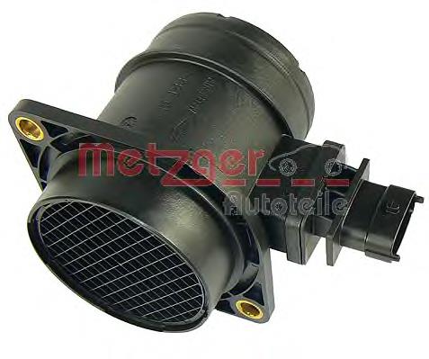 0890194 Metzger sensor de fluxo (consumo de ar, medidor de consumo M.A.F. - (Mass Airflow))