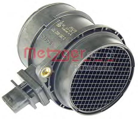 0890243 Metzger sensor de fluxo (consumo de ar, medidor de consumo M.A.F. - (Mass Airflow))