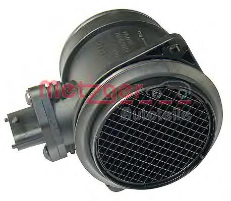 0890247 Metzger sensor de fluxo (consumo de ar, medidor de consumo M.A.F. - (Mass Airflow))