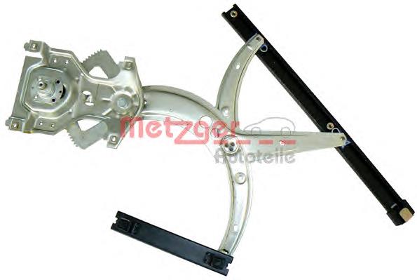 2160082 Metzger mecanismo de acionamento de vidro da porta dianteira direita