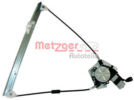 2160147 Metzger mecanismo de acionamento de vidro da porta dianteira esquerda