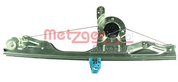 Mecanismo de acionamento de vidro da porta dianteira direita 2160228 Metzger