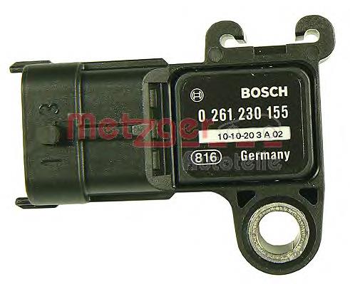 Sensor de pressão no coletor de admissão, MAP 215810012000 Magneti Marelli