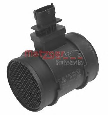 0891012 Metzger sensor de fluxo (consumo de ar, medidor de consumo M.A.F. - (Mass Airflow))