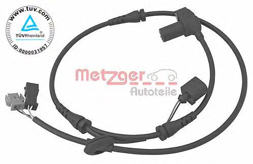 0900084 Metzger sensor dianteiro de abs