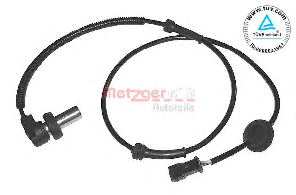 0900095 Metzger sensor dianteiro de abs