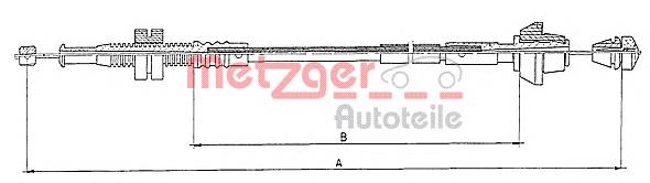 Трос газа 130349 Adriauto