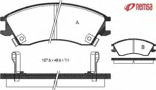 0224.02 Metzger колодки тормозные передние дисковые