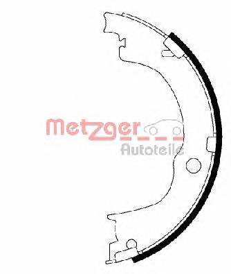 MG230 Metzger колодки ручника (стояночного тормоза)