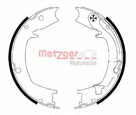 MG 204 Metzger sapatas do freio de estacionamento