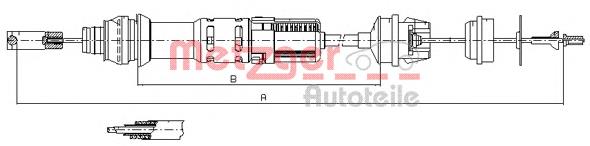 70169 Adriauto cabo de embraiagem