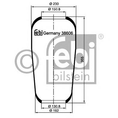 5002030079P Magnum Technology coxim pneumático (suspensão de lâminas pneumática do eixo traseiro)