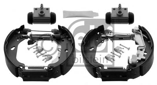 Sapatas do freio traseiras de tambor 71740712 Fiat/Alfa/Lancia