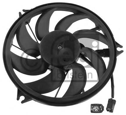 38478 Febi ventilador elétrico de esfriamento montado (motor + roda de aletas)