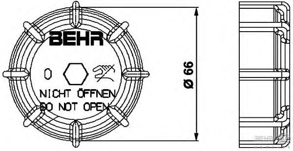 Compre DBME001TC Thermotec Tampa (tampão) do tanque de expansão