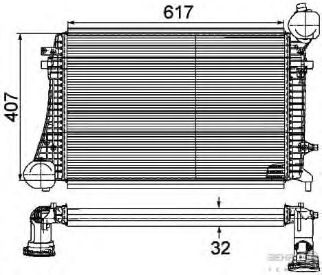 Система охлаждения наддувочного воздуха HELLA 8ML376746161 цена, от 90.70 USD