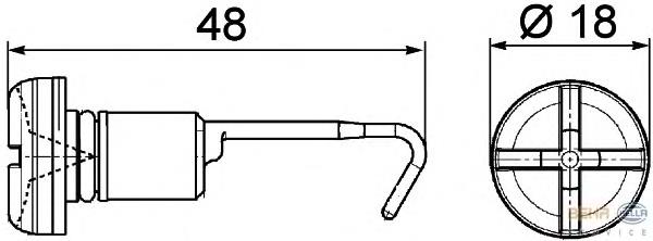 Купить 9NS376747011 HELLA Крышка радиатора