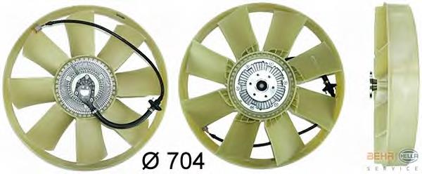 Вискозная муфта HELLA 8MV376730031 цена, от 578.67 USD