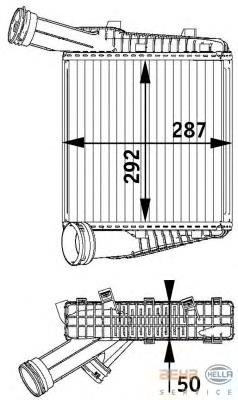 Compre 7750067 Kamoka Radiador de intercooler