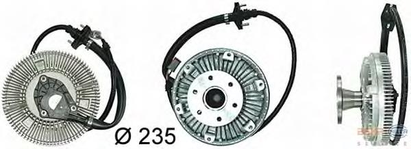 Acoplamento viscoso de ventilador de esfriamento Renault Trucks MAGNUM 3