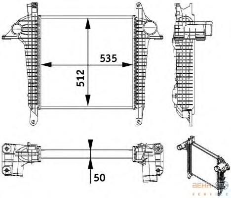 Система охлаждения наддувочного воздуха HELLA 8ML376728701 цена, от 462.05 USD