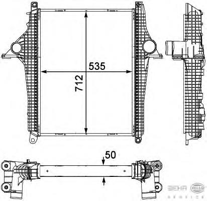 Система охлаждения наддувочного воздуха HELLA 8ML376733401 цена, от 561.09 USD