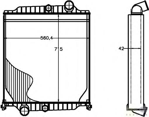 Купить VL2045N AVA Радиатор водяной