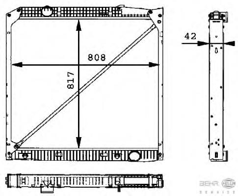 Радиатор 8MK376721211 HELLA