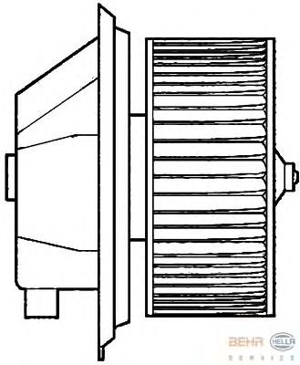 Motor de ventilador de forno (de aquecedor de salão) Alfa Romeo 146 930