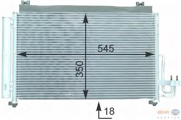 Конденсатор кондиционера HELLA 8FC351302691 цена, от 45.78 USD