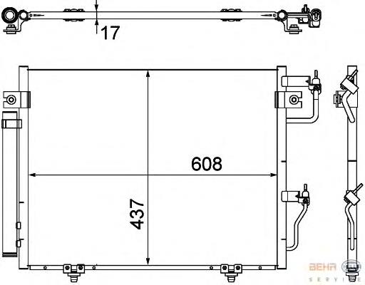 Radiador de aparelho de ar condicionado CCSMS013 NTY