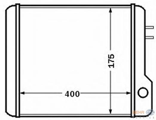 Радиатор печки D6IV004TT Thermotec