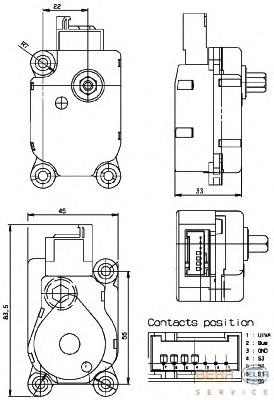 Acionamento de comporta de forno Mercedes E S211
