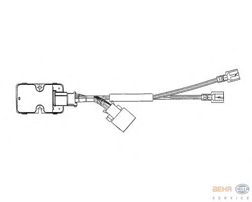 Купить 5HL351321021 HELLA Регулятор оборотов вентилятора печки