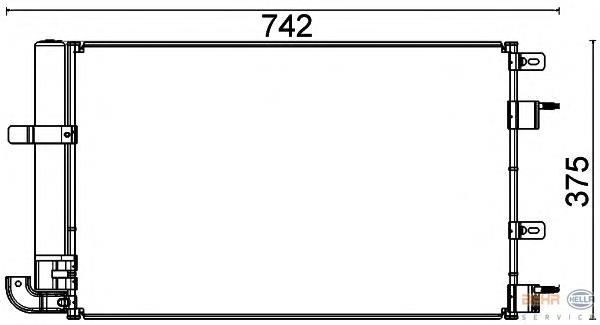 Radiador de aparelho de ar condicionado Delphi CF20240 preço, a partir de 174,35 USD