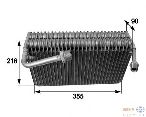 Vaporizador de aparelho de ar condicionado 8FV351210551 HELLA