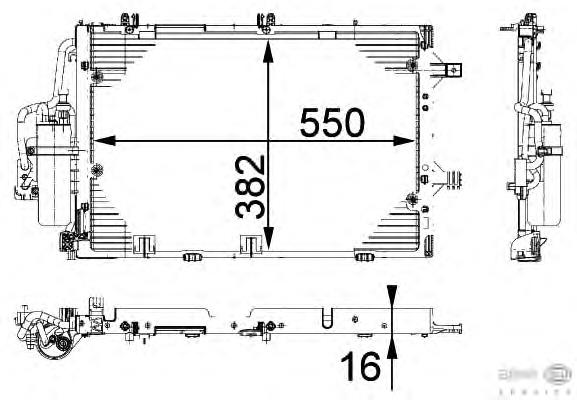 Radiador de aparelho de ar condicionado Hart 611204 preço, a partir de 88,89 USD