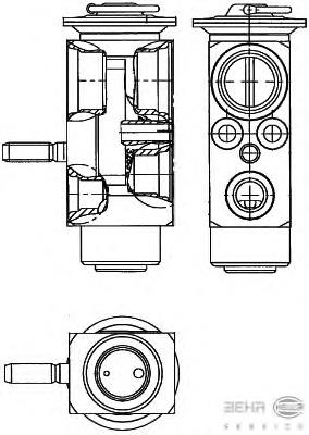 Клапан TRV кондиционера 5098KZ1 Polcar