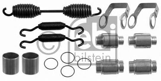 Kit de reparação das sapatas do freio 1023303 Diesel Technic