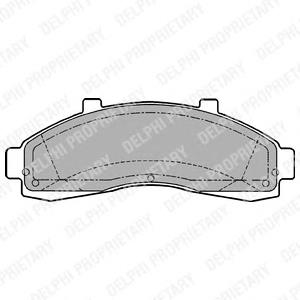 Тормозные колодки Delphi LP1625