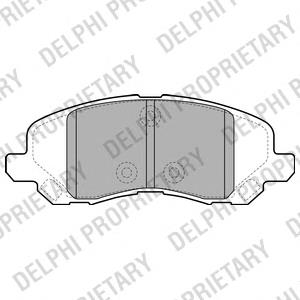 LP2038 Delphi sapatas do freio dianteiras de disco