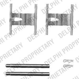 LX0450 Delphi kit de reparação dos freios traseiros