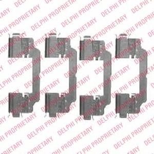 LX0475 Delphi kit de reparação das sapatas do freio