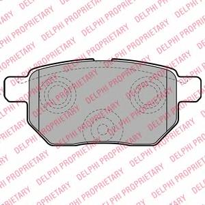 LP2105 Delphi Колодки тормозные дисковые комплект