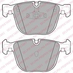Задние тормозные колодки LP2141 Delphi
