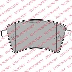 Купить LP2078 Delphi Колодки тормозные