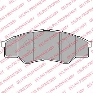 LP2060 Delphi sapatas do freio dianteiras de disco