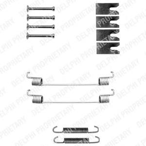 LY1335 Delphi kit de montagem das sapatas traseiras de tambor