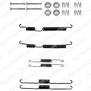 Монтажный комплект задних барабанных колодок LY1309 Delphi